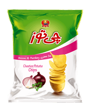 چیپس سیب زمینی با طعم پیاز وجعفری  65 گرم